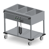 Bain-Marie wagen 3 x 1/1 Gn bedienung lange Seite